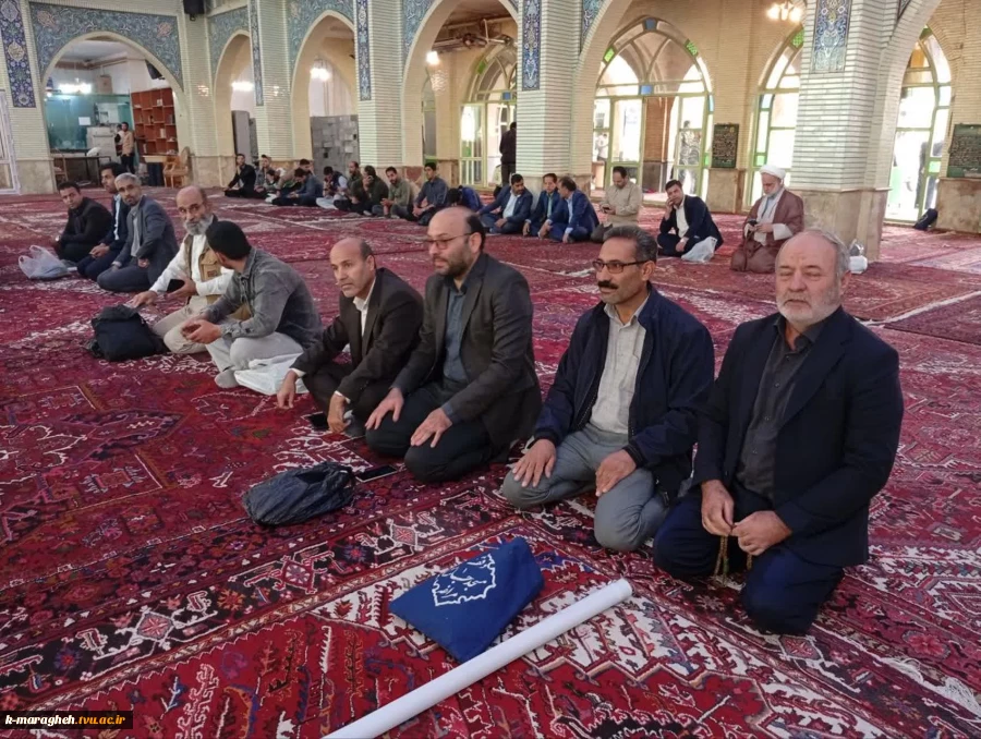 مراسم گرامیداشت شهدای جبهه مقاومت و جنگ ۱۲روزه در شهرستان مراغه 5