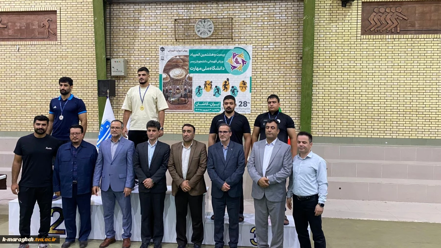 کسب مقام سوم توسط دانشجوی آموزشکده ملی مهارت واحد مراغه در المپیاد ورزش قهرمانی دانشجویان دانشگاه ملی مهارت 2