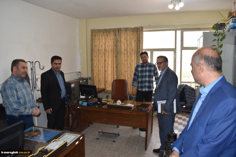 حضور مسؤلان محترم اداره کل حراست سازمان مرکزی دانشگاه ملی مهارت در آموزشکده 2