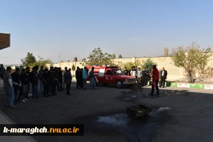 برگزاری مانور زلزله و کارگاه آموزشی ایمنی در آموزشکده ملی مهارت واحد مراغه 2