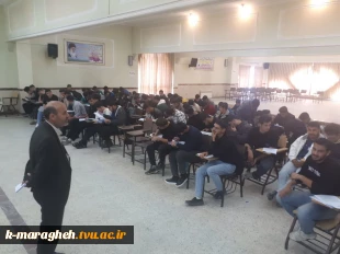 برگزاری آیین خوش‌آمدگویی به دانشجویان جدیدالورود در آموزشکده ملی مهارت واحد مراغه 7