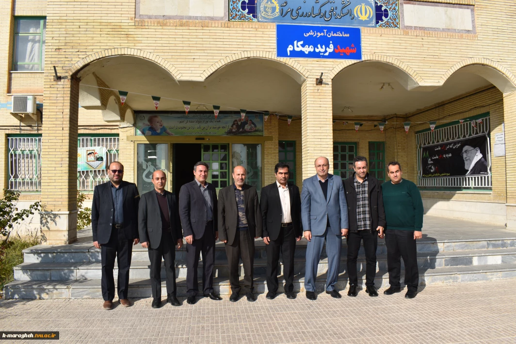 حضور ارزشمند ریاست دانشگاه ملی مهارت واحد استان آذربایجان شرقی در آموزشکده و بازدید از بخش‌های مختلف