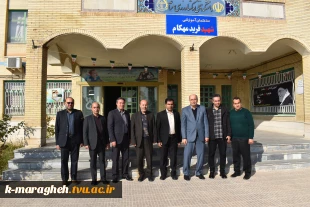حضور ارزشمند ریاست دانشگاه ملی مهارت واحد استان آذربایجان شرقی در آموزشکده و بازدید از بخش‌های مختلف 2