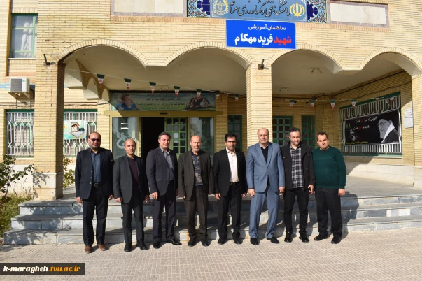 حضور ارزشمند ریاست دانشگاه ملی مهارت واحد استان آذربایجان شرقی در آموزشکده و بازدید از بخش‌های مختلف