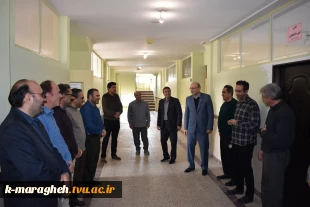 حضور ارزشمند ریاست دانشگاه ملی مهارت واحد استان آذربایجان شرقی در آموزشکده و بازدید از بخش‌های مختلف 7