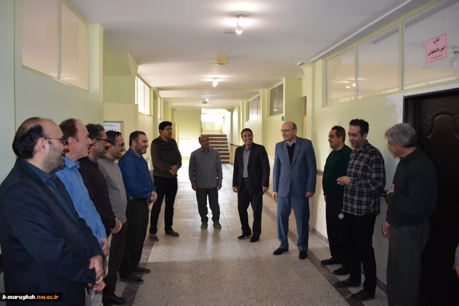 حضور ارزشمند ریاست دانشگاه ملی مهارت واحد استان آذربایجان شرقی در آموزشکده و بازدید از بخش‌های مختلف 7