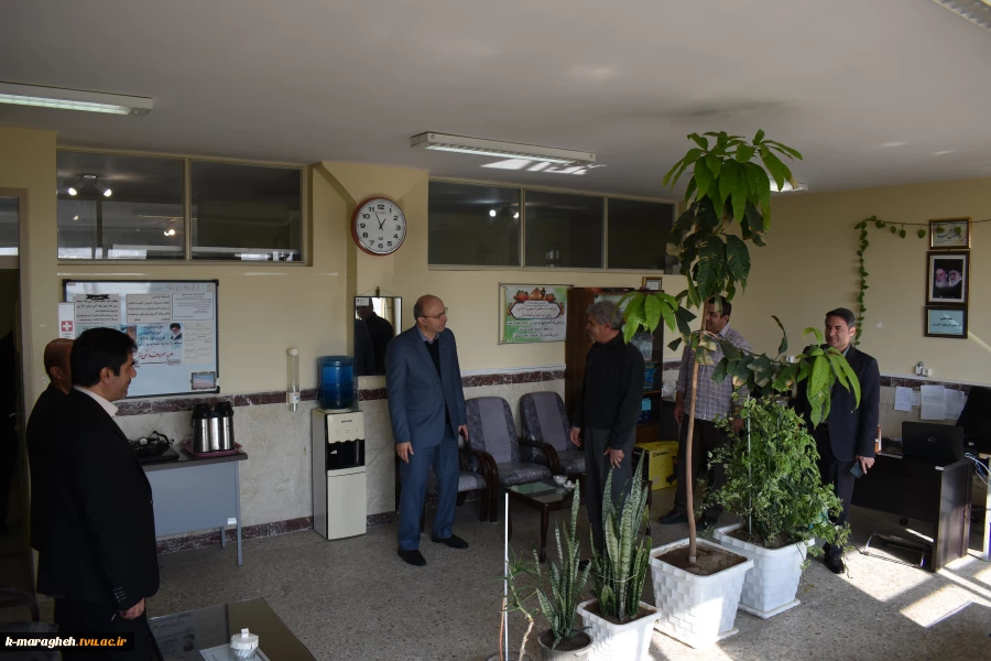 حضور ارزشمند ریاست دانشگاه ملی مهارت واحد استان آذربایجان شرقی در آموزشکده و بازدید از بخش‌های مختلف 8