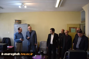 حضور ارزشمند ریاست دانشگاه ملی مهارت واحد استان آذربایجان شرقی در آموزشکده و بازدید از بخش‌های مختلف 9