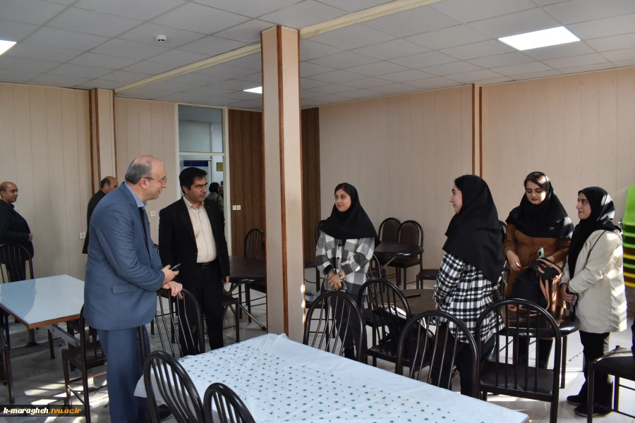 حضور ارزشمند ریاست دانشگاه ملی مهارت واحد استان آذربایجان شرقی در آموزشکده و بازدید از بخش‌های مختلف 13