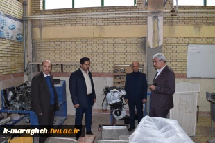 بازدید فرماندار ویژه شهرستان مراغه از آموزشکده ملی مهارت واحد مراغه
 5