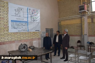 بازدید فرماندار ویژه شهرستان مراغه از آموزشکده ملی مهارت واحد مراغه
 7