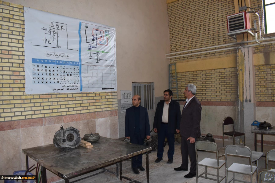 بازدید فرماندار ویژه شهرستان مراغه از آموزشکده ملی مهارت واحد مراغه
 7