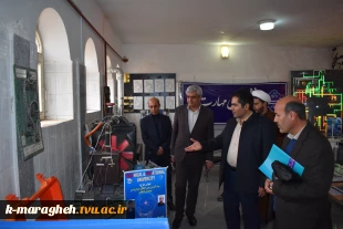بازدید فرماندار ویژه شهرستان مراغه از آموزشکده ملی مهارت واحد مراغه
 4