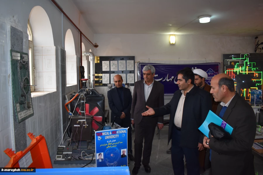 بازدید فرماندار ویژه شهرستان مراغه از آموزشکده ملی مهارت واحد مراغه
 4