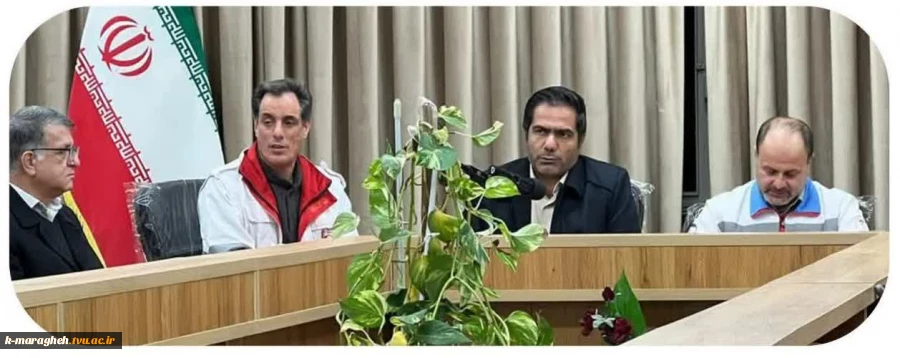 حضور معاون جمعیت هلال‌احمر کشور در آموزشکده ملی مهارت واحد مراغه 4