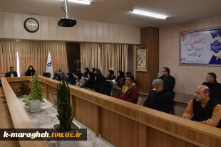 برگزاری مراسم گرامیداشت مبعث پیامبر نور و رحمت حضرت محمد مصطفی ( ص ) با حضور معاونت سیاسی فرمانداری شهرستان مراغه در آموزشکده  3