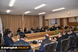 برگزاری مراسم گرامیداشت مبعث پیامبر نور و رحمت حضرت محمد مصطفی ( ص ) با حضور معاونت سیاسی فرمانداری شهرستان مراغه در آموزشکده  5