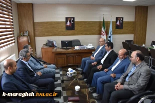 بازدید معاونت آموزشی دانشگاه ملی مهارت کشور و ریاست دانشگاه ملی مهارت استان آذربایجان شرقی و معاونت آموزشی و پژوهشی واحد استانی از آموزشکده ملی مهارت واحد مراغه 2