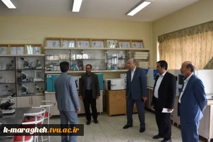 بازدید معاونت آموزشی دانشگاه ملی مهارت کشور و ریاست دانشگاه ملی مهارت استان آذربایجان شرقی و معاونت آموزشی و پژوهشی واحد استانی از آموزشکده ملی مهارت واحد مراغه 3