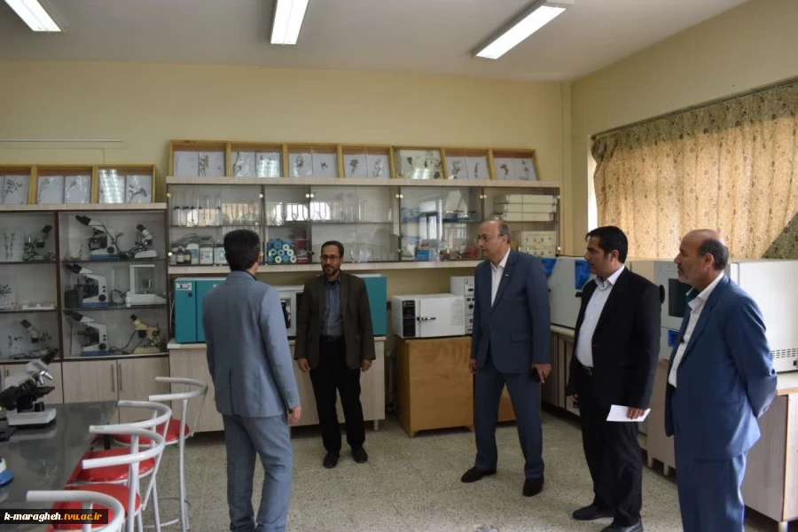 بازدید معاونت آموزشی دانشگاه ملی مهارت کشور و ریاست دانشگاه ملی مهارت استان آذربایجان شرقی و معاونت آموزشی و پژوهشی واحد استانی از آموزشکده ملی مهارت واحد مراغه 3