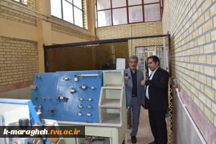 بازدید معاونت آموزشی دانشگاه ملی مهارت کشور و ریاست دانشگاه ملی مهارت استان آذربایجان شرقی و معاونت آموزشی و پژوهشی واحد استانی از آموزشکده ملی مهارت واحد مراغه 5