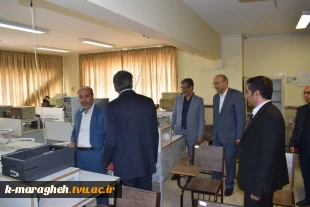 بازدید معاونت آموزشی دانشگاه ملی مهارت کشور و ریاست دانشگاه ملی مهارت استان آذربایجان شرقی و معاونت آموزشی و پژوهشی واحد استانی از آموزشکده ملی مهارت واحد مراغه 6
