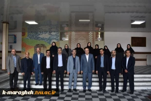 بازدید معاونت آموزشی دانشگاه ملی مهارت کشور و ریاست دانشگاه ملی مهارت استان آذربایجان شرقی و معاونت آموزشی و پژوهشی واحد استانی از آموزشکده ملی مهارت واحد مراغه 12