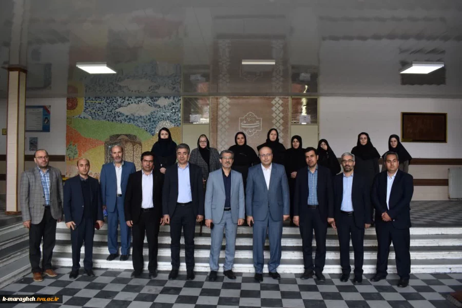 بازدید معاونت آموزشی دانشگاه ملی مهارت کشور و ریاست دانشگاه ملی مهارت استان آذربایجان شرقی و معاونت آموزشی و پژوهشی واحد استانی از آموزشکده ملی مهارت واحد مراغه 12
