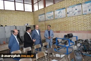بازدید معاونت آموزشی دانشگاه ملی مهارت کشور و ریاست دانشگاه ملی مهارت استان آذربایجان شرقی و معاونت آموزشی و پژوهشی واحد استانی از آموزشکده ملی مهارت واحد مراغه 18