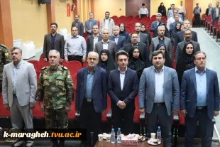 همایش بزرگداشت هفته دولت و تجلیل از کارمندان نمونه ادارات شهرستان مراغه 6