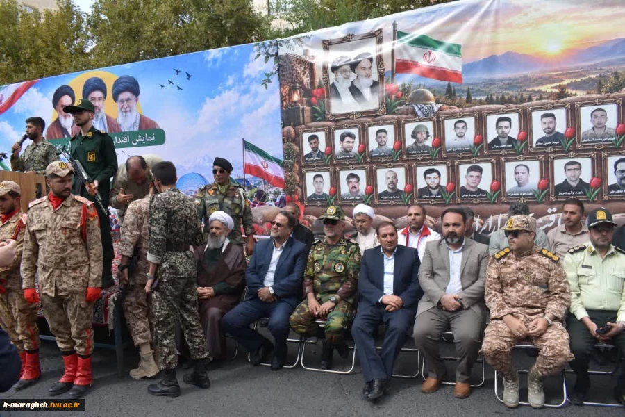 حضور مقتدرانه جانفدایان میهن در مراسم بزرگداشت هفته دفاع مقدس
 2