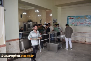 بازدید سرزده ریاست آموزشکده از سلف‌سرویس دانشجویی و بررسی کیفیت خدمات رفاهی 2