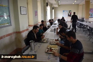 بازدید سرزده ریاست آموزشکده از سلف‌سرویس دانشجویی و بررسی کیفیت خدمات رفاهی 7